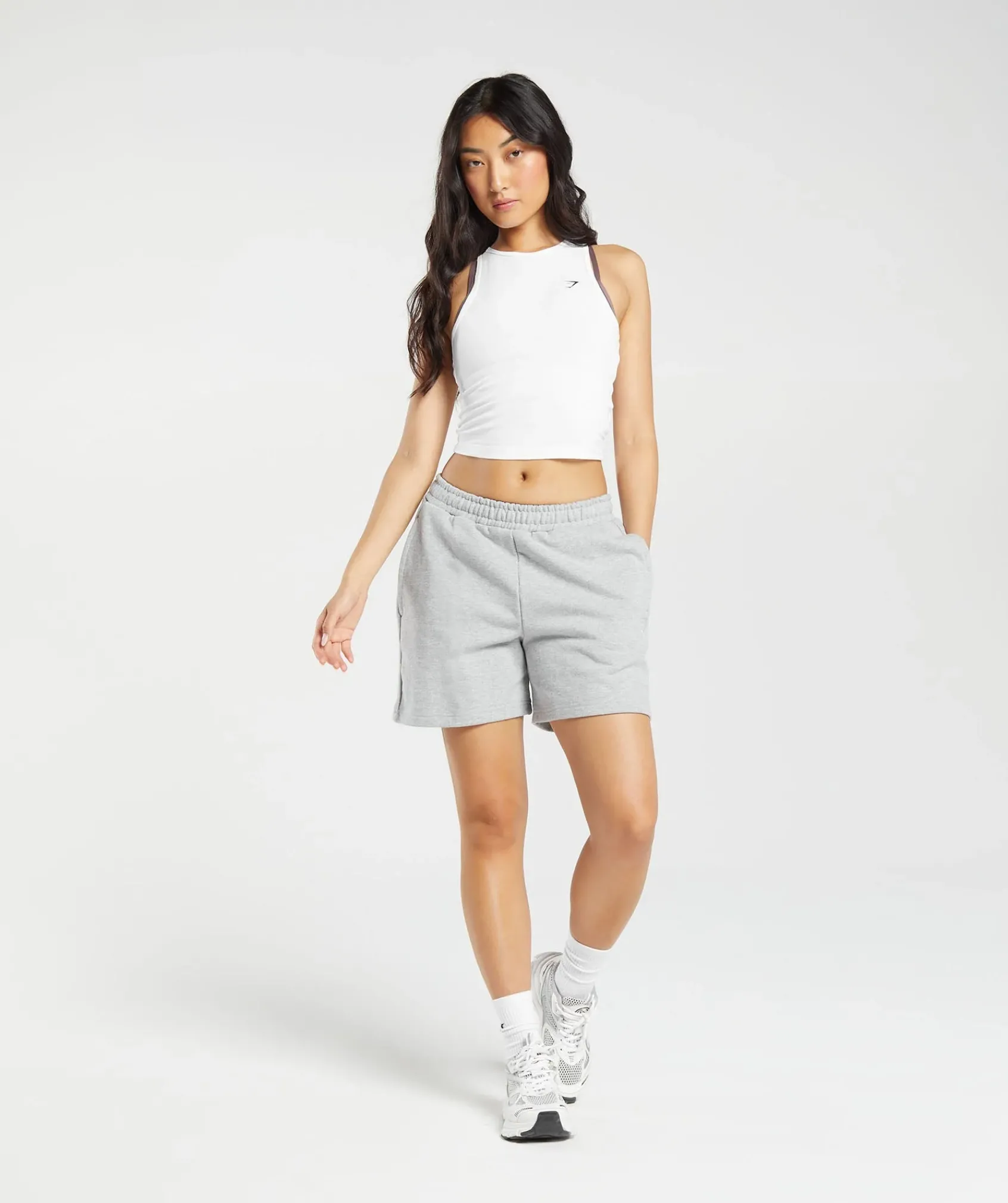 DAMES Gymshark Croptops|Tanktops*Essential Cotton Midi Tank
