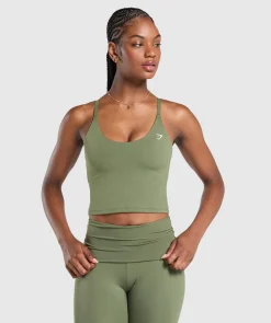 DAMES Gymshark Croptops|Tanktops*Everyday Cami Tank With Shelf