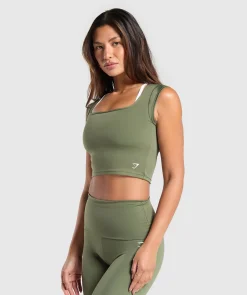 DAMES Gymshark Croptops|T-shirts*Everyday Cap Sleeve Crop Top