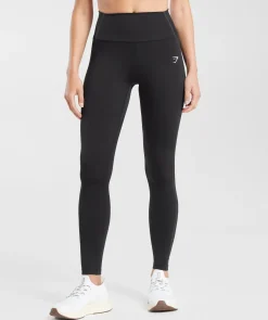 DAMES Gymshark Leggings|Zwarte Leggings*Everyday Contour Leggings