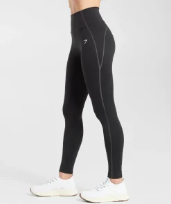 DAMES Gymshark Leggings|Zwarte Leggings*Everyday Contour Leggings