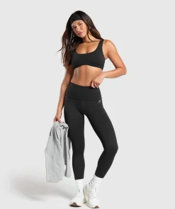 DAMES Gymshark Bedekkende Sportkleding|Leggings*Everyday Foldover Leggings