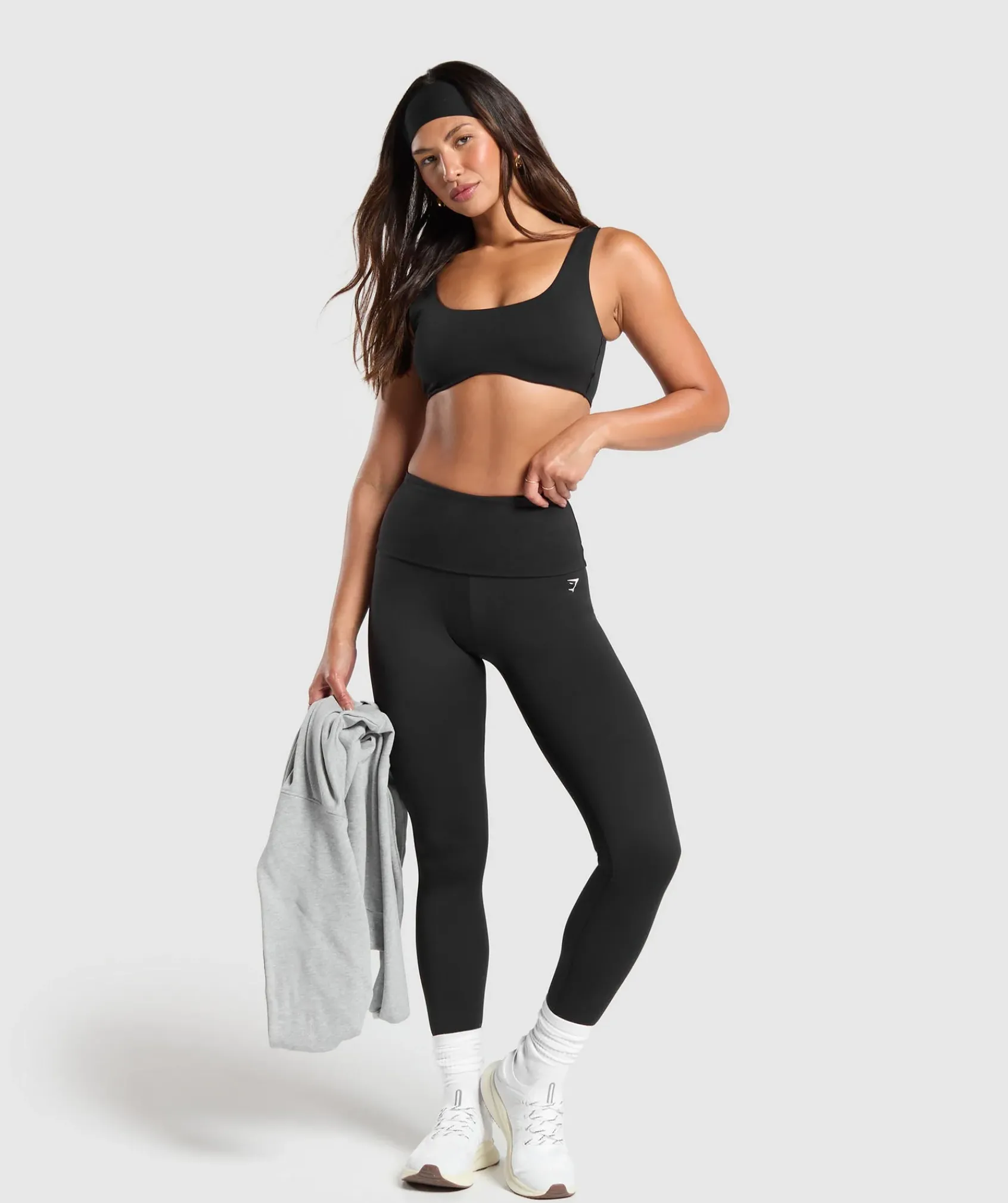 DAMES Gymshark Bedekkende Sportkleding|Leggings*Everyday Foldover Leggings
