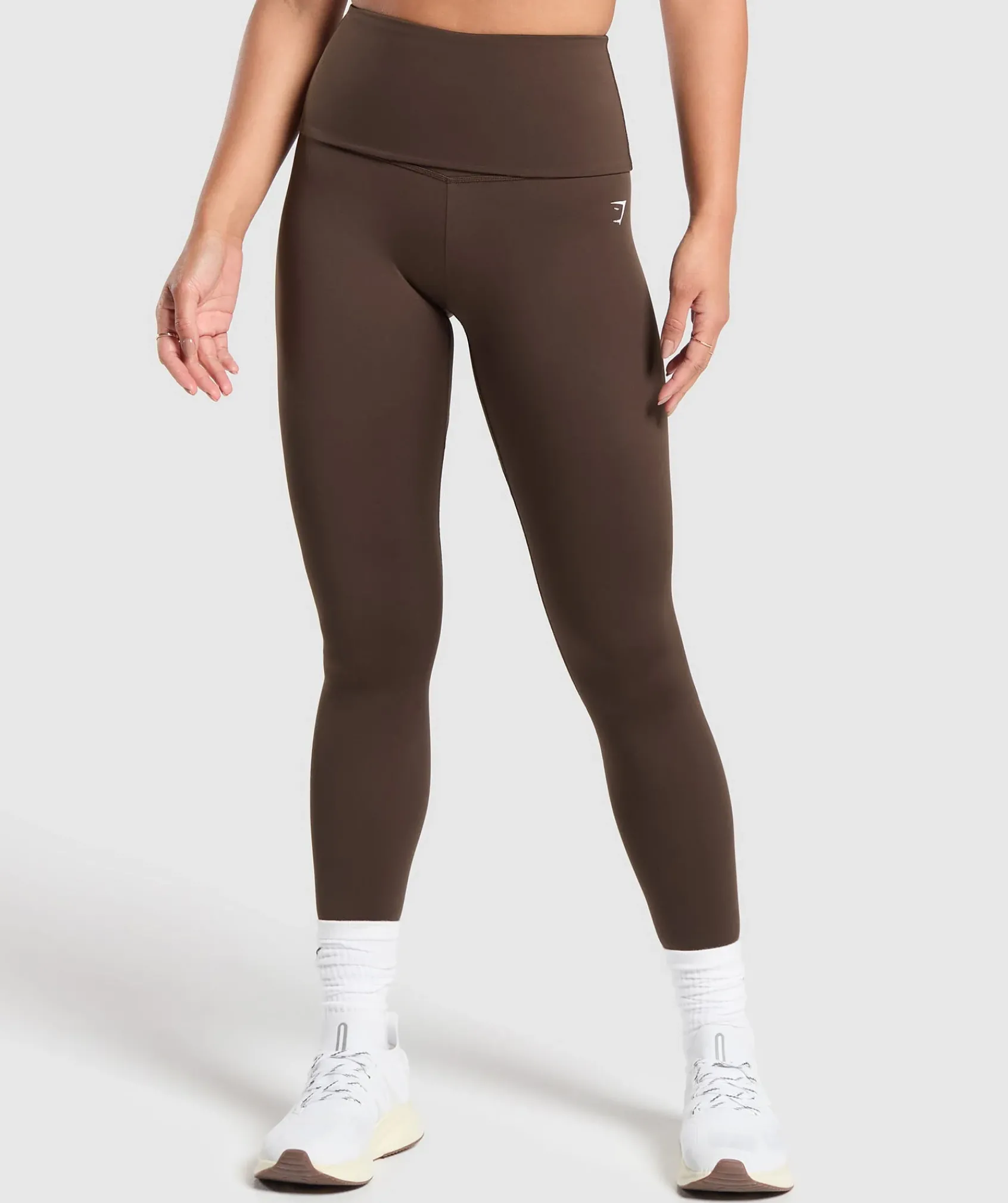 DAMES Gymshark Bedekkende Sportkleding|Leggings*Everyday Foldover Leggings