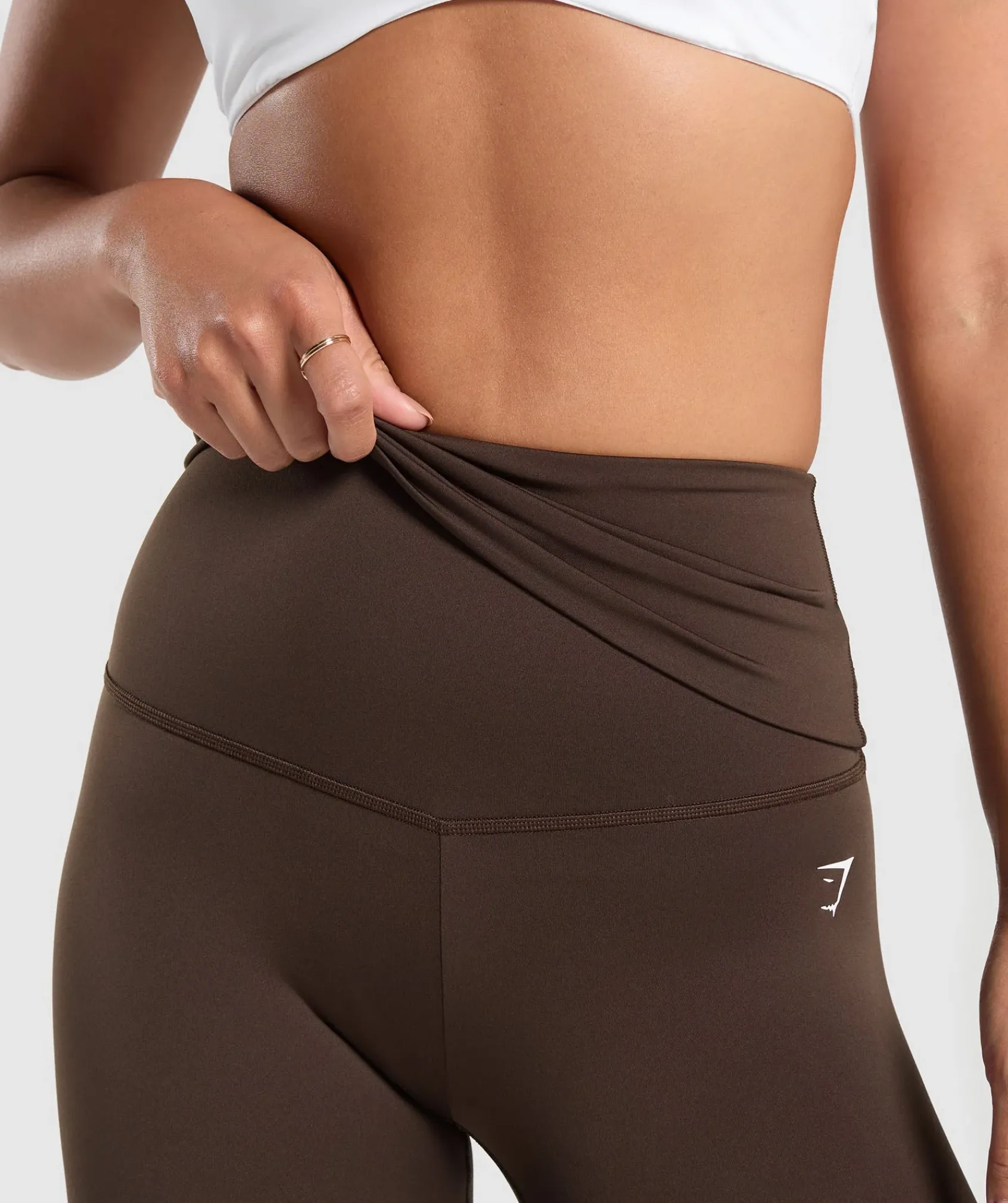 DAMES Gymshark Bedekkende Sportkleding|Leggings*Everyday Foldover Leggings