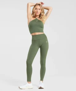 DAMES Gymshark Croptops|Tanktops*Everyday Halter Neck Ribbon Tank