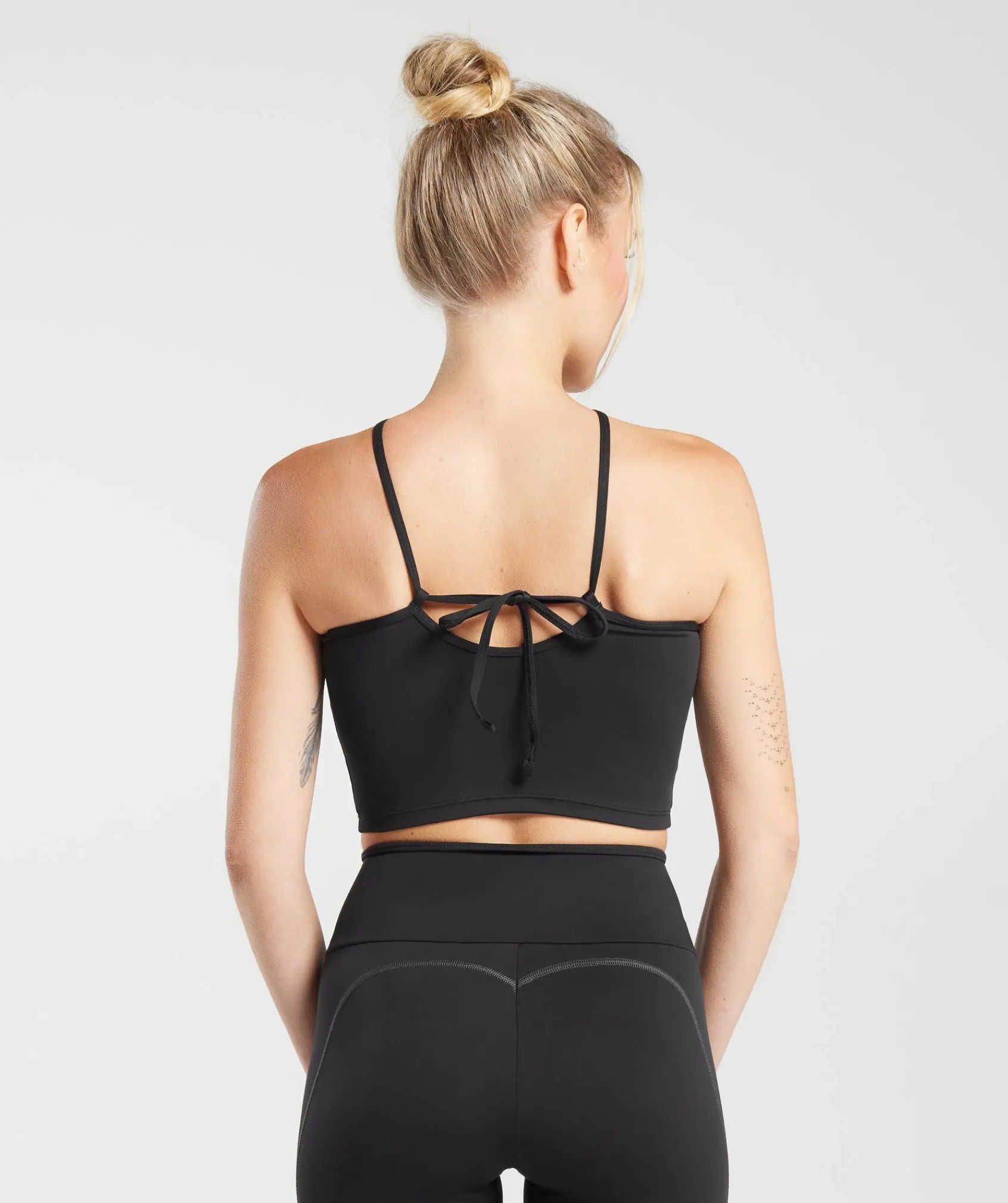 DAMES Gymshark Croptops|Tanktops*Everyday Halter Neck Ribbon Tank