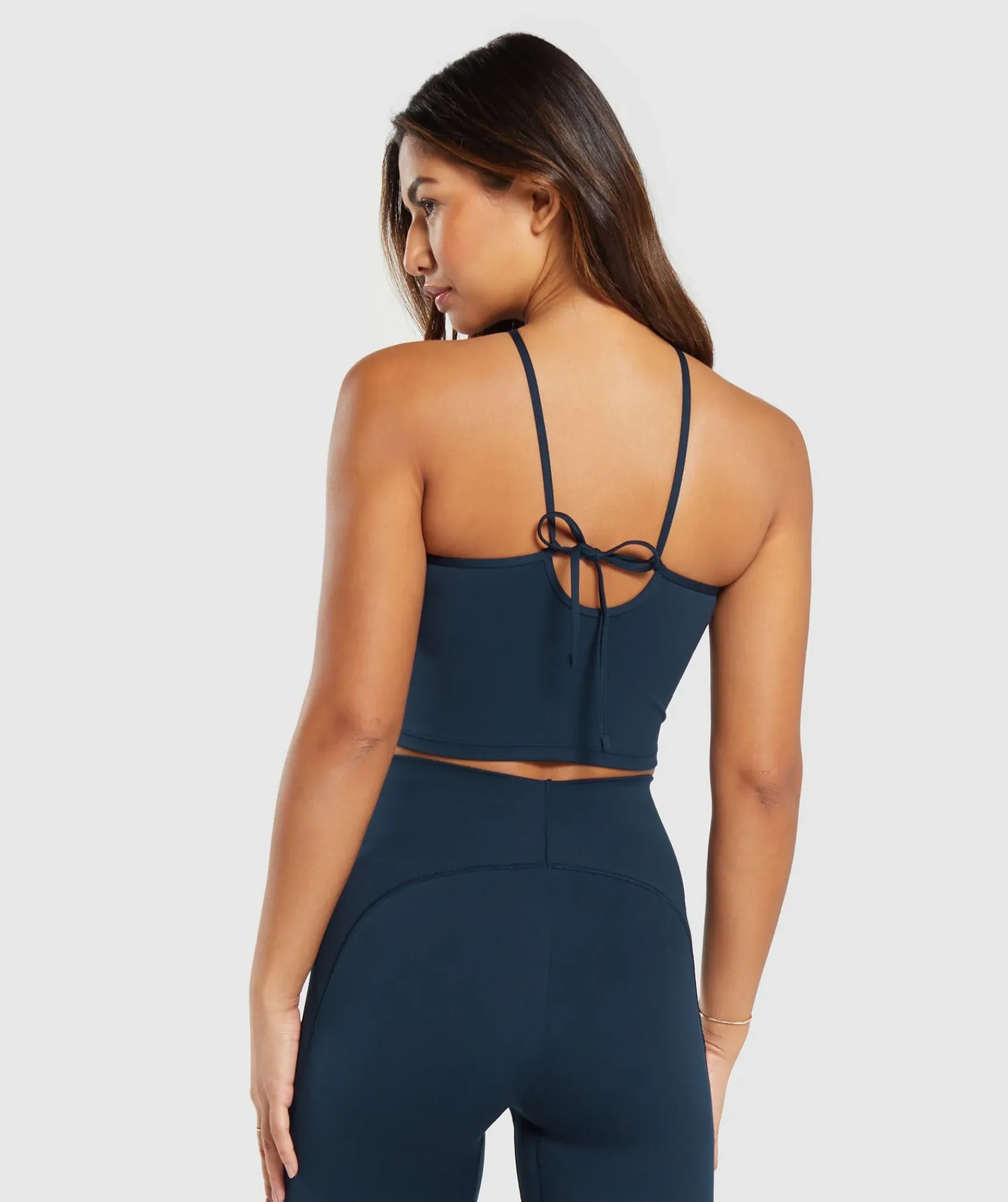 DAMES Gymshark Croptops|Tanktops*Everyday Halter Neck Ribbon Tank