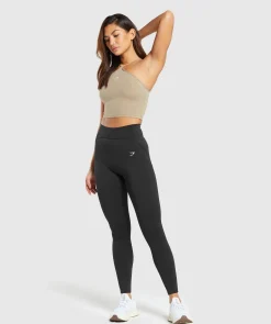 DAMES Gymshark Croptops|Tanktops*Everyday Halter Neck Ribbon Tank
