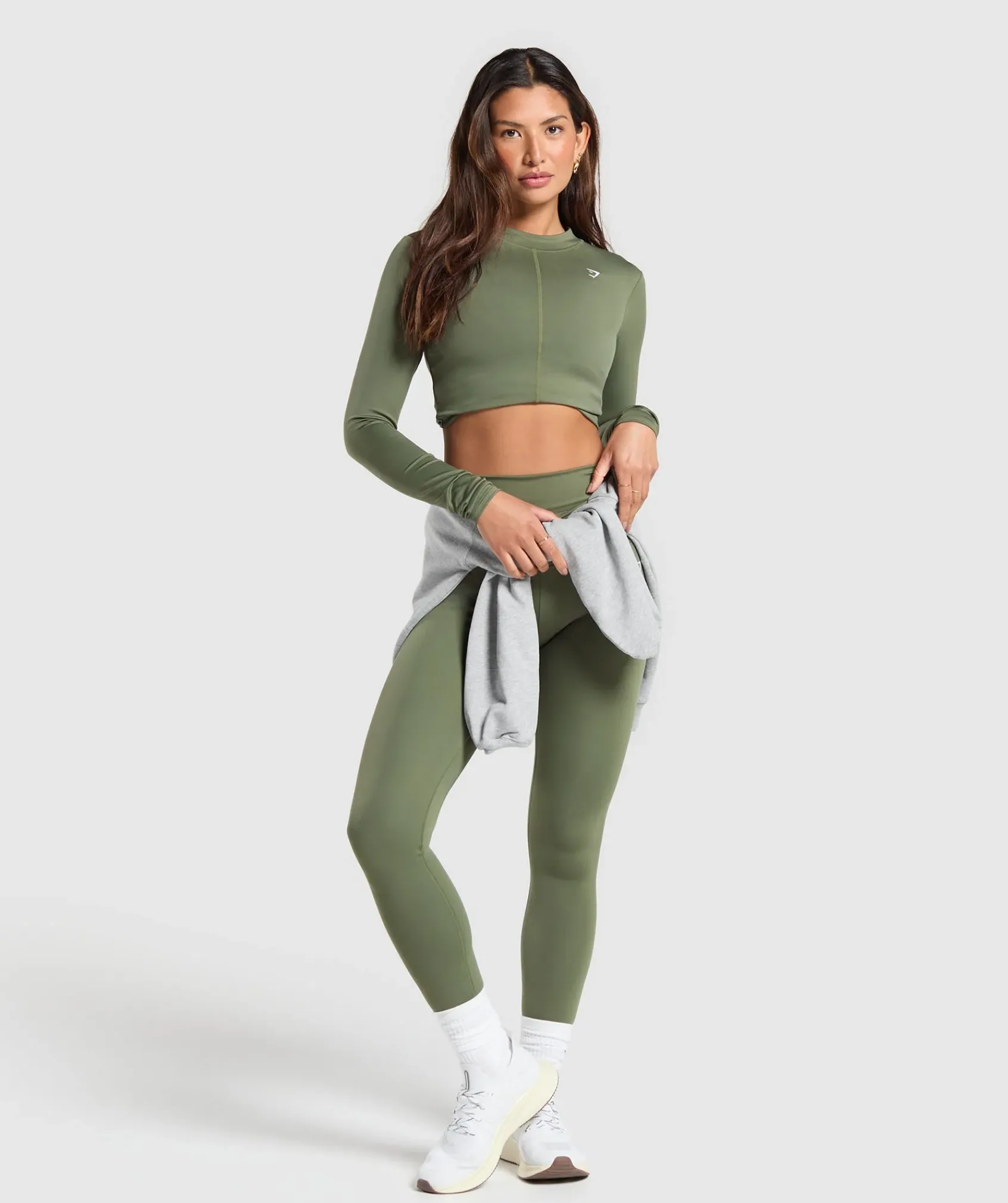 DAMES Gymshark T-shirts*Everyday High Neck Long Sleeve Top