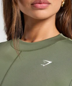 DAMES Gymshark T-shirts*Everyday High Neck Long Sleeve Top