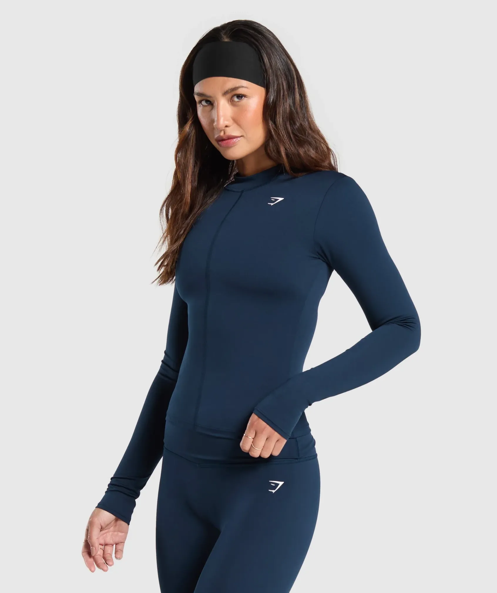 DAMES Gymshark Bedekkende Sportkleding|T-shirts*Everyday High Neck Long Sleeve Top