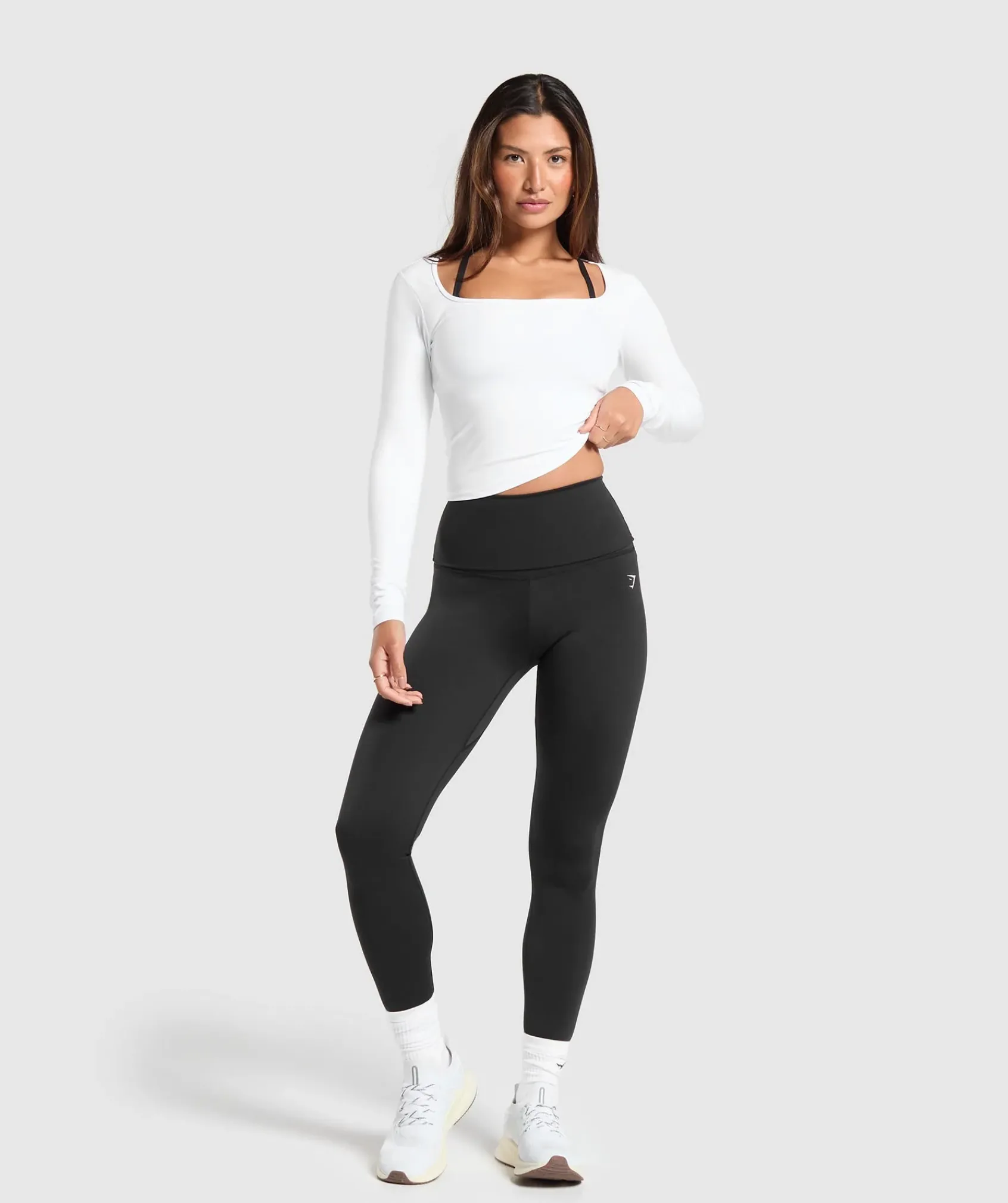 DAMES Gymshark Croptops|T-shirts*Everyday Long Sleeve Midi Top