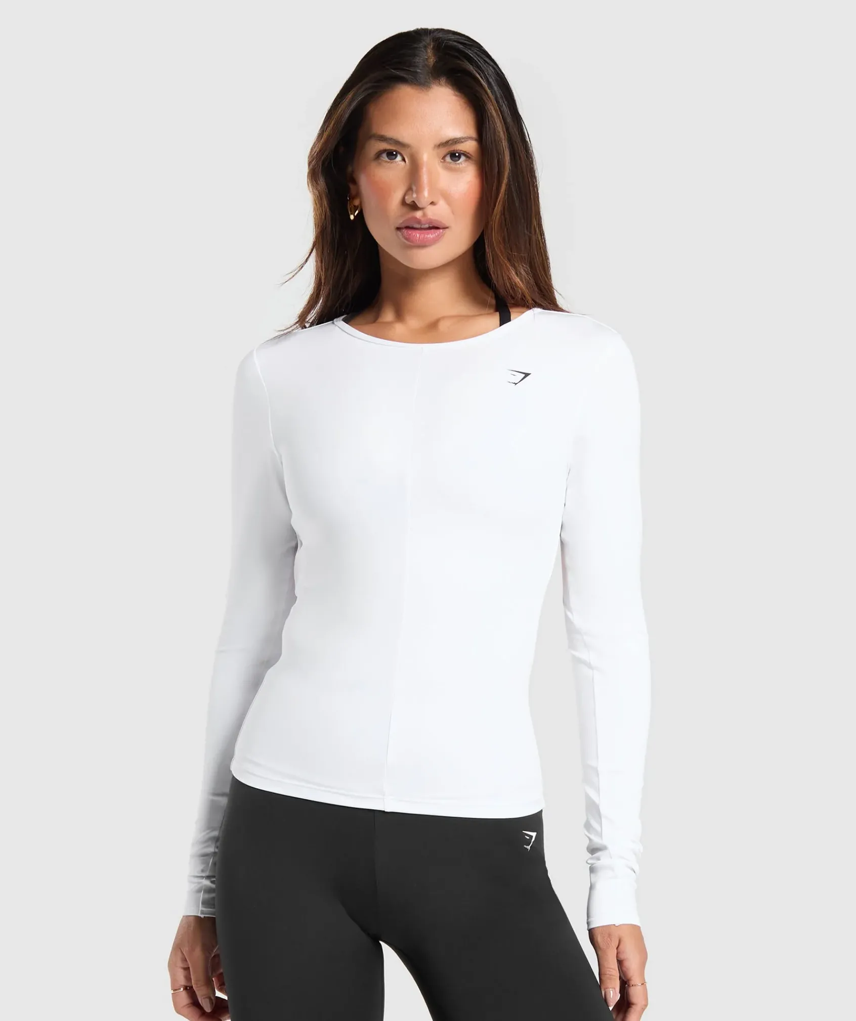 DAMES Gymshark T-shirts*Everyday Open Back Long Sleeve Top