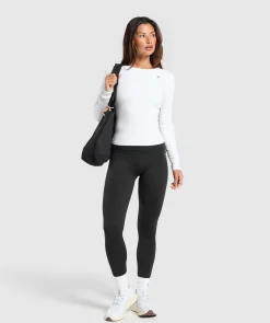 DAMES Gymshark T-shirts*Everyday Open Back Long Sleeve Top