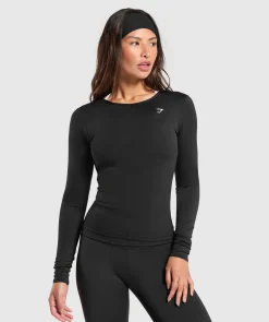 DAMES Gymshark T-shirts*Everyday Open Back Long Sleeve Top