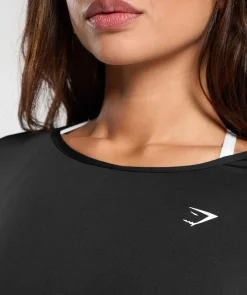 DAMES Gymshark T-shirts*Everyday Open Back Long Sleeve Top