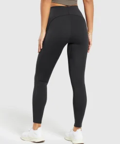 DAMES Gymshark Leggings|Zwarte Leggings*Everyday Scoop Leggings