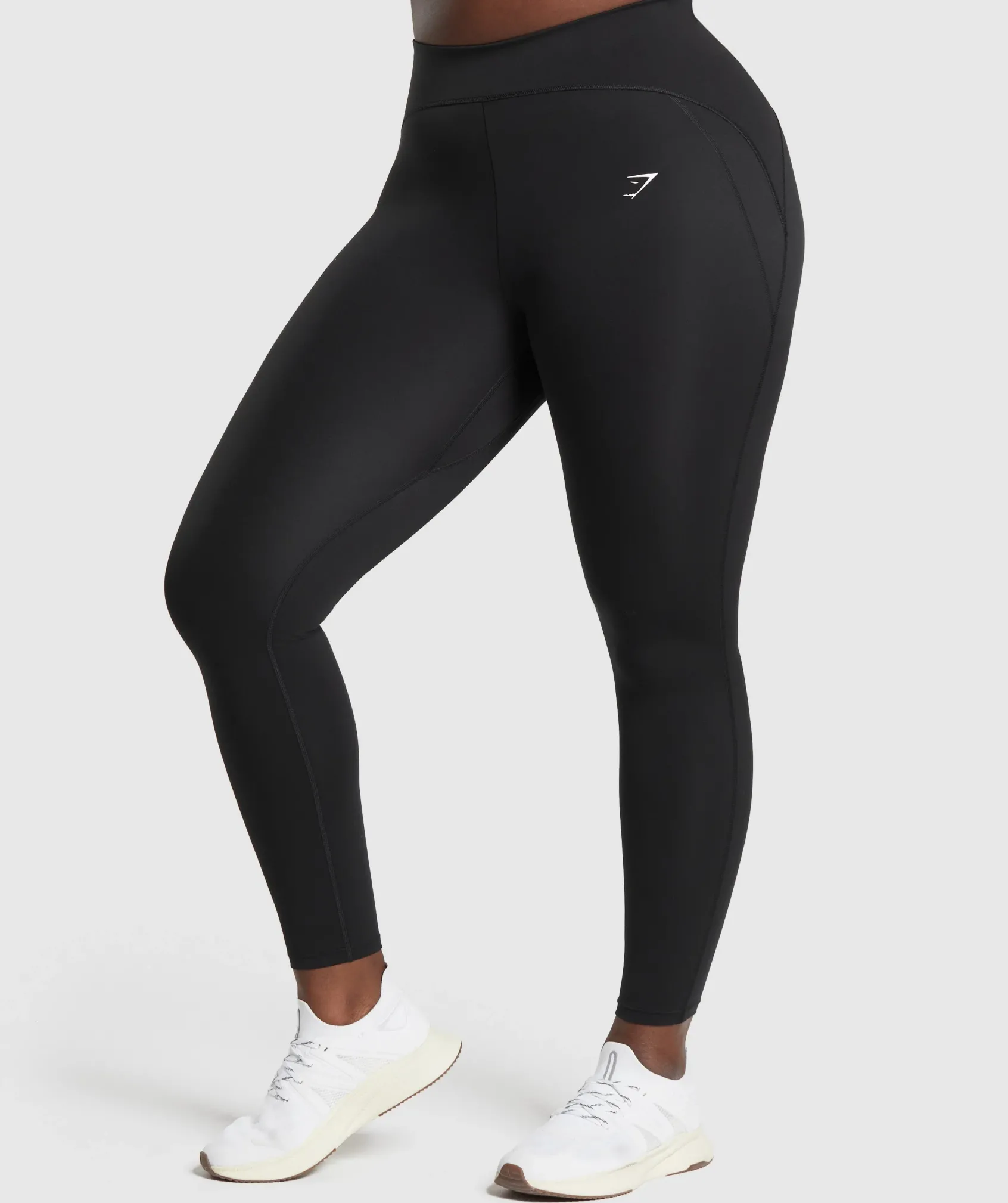 DAMES Gymshark Leggings|Zwarte Leggings*Everyday Scoop Leggings