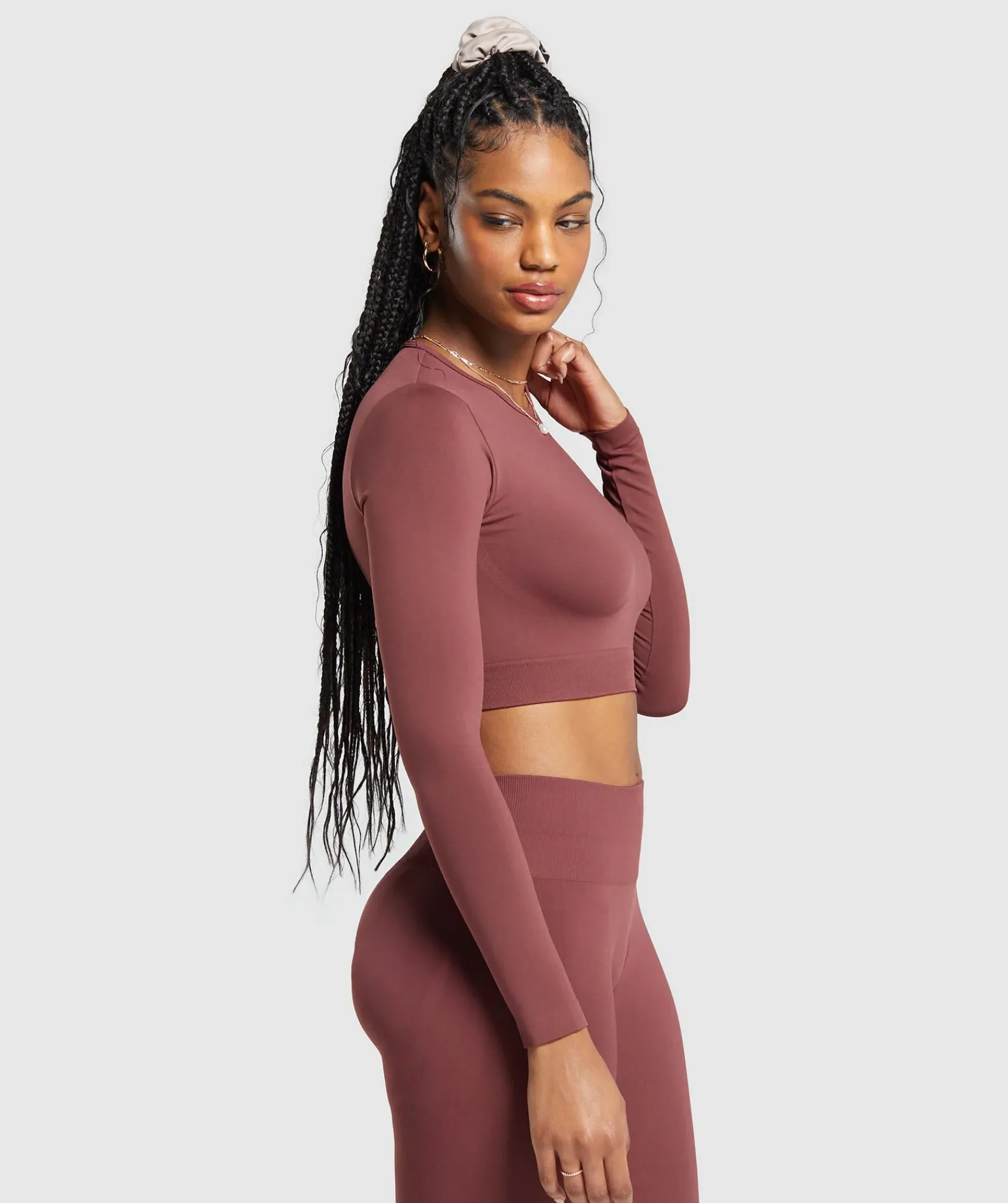 DAMES Gymshark Croptops|T-shirts*Everyday Seamless Long Sleeve Crop Top