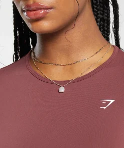 DAMES Gymshark Croptops|T-shirts*Everyday Seamless Long Sleeve Crop Top