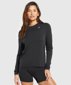 DAMES Gymshark Bedekkende Sportkleding|T-shirts*Everyday Seamless Long Sleeve Top