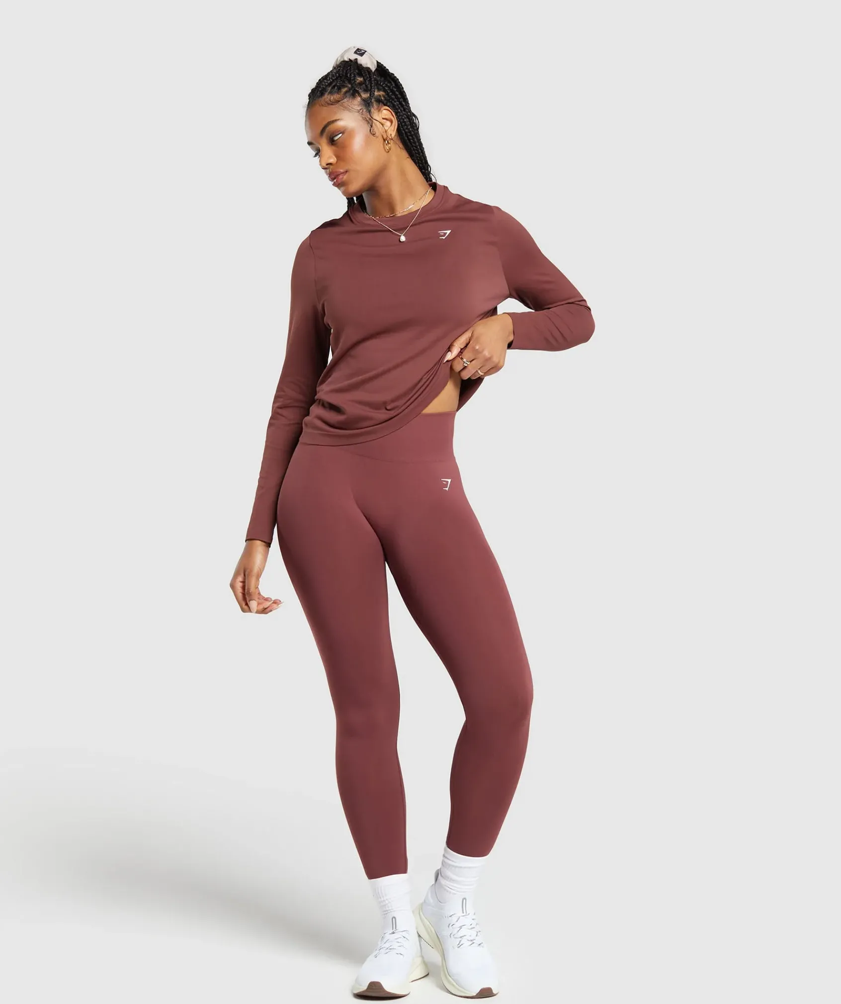 DAMES Gymshark Bedekkende Sportkleding|T-shirts*Everyday Seamless Long Sleeve Top