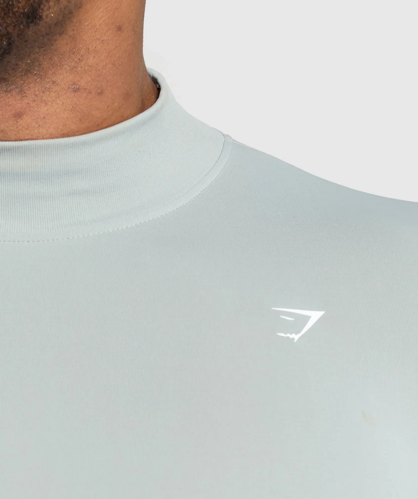Heren Gymshark T-shirts*Everyday Seamless Mock Long Sleeve T-Shirt