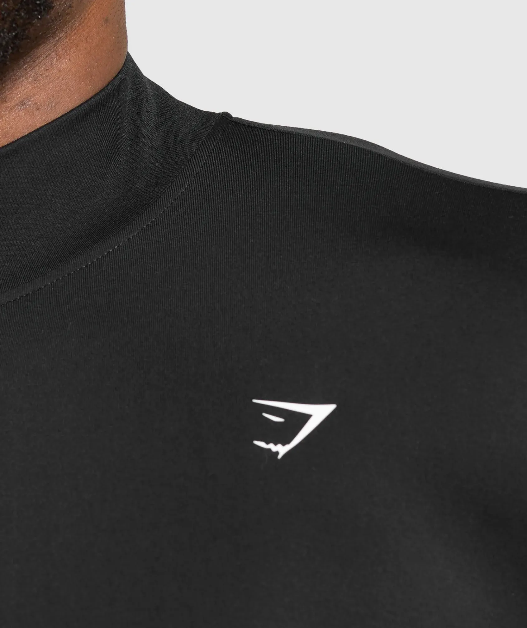 Heren Gymshark T-shirts*Everyday Seamless Mock Long Sleeve T-Shirt
