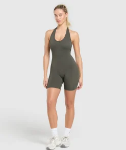 DAMES Gymshark Sportjumpsuit*Everyday Seamless 5" All in One Short