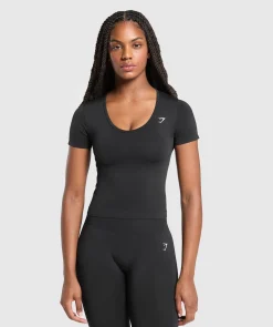 DAMES Gymshark T-shirts*Everyday Seamless Tight Fit Crew Neck Tee