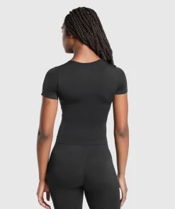 DAMES Gymshark T-shirts*Everyday Seamless Tight Fit Crew Neck Tee