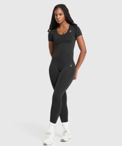 DAMES Gymshark T-shirts*Everyday Seamless Tight Fit Crew Neck Tee