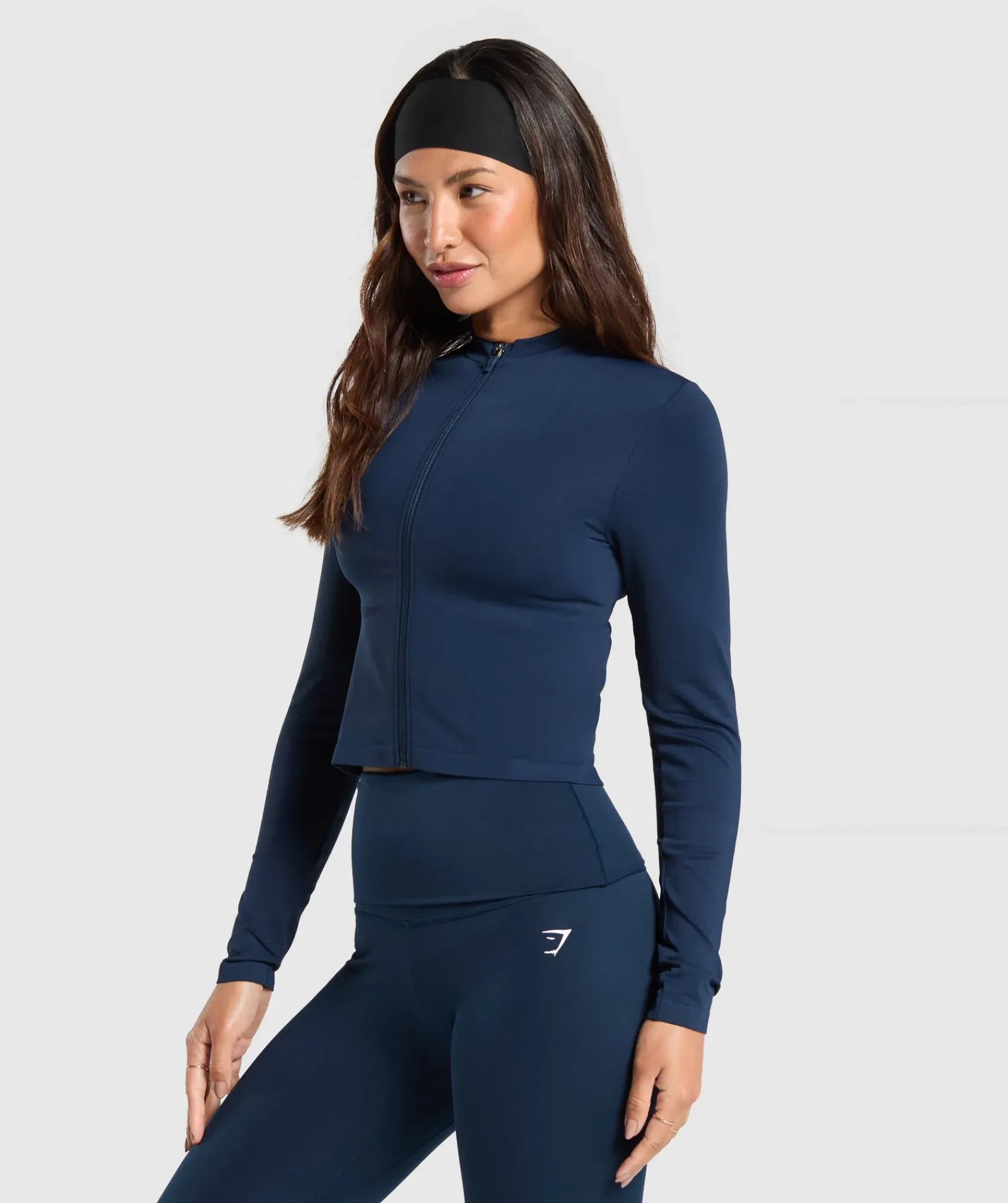 DAMES Gymshark Bedekkende Sportkleding|Sportjacks*Everyday Seamless Zip Tracktop
