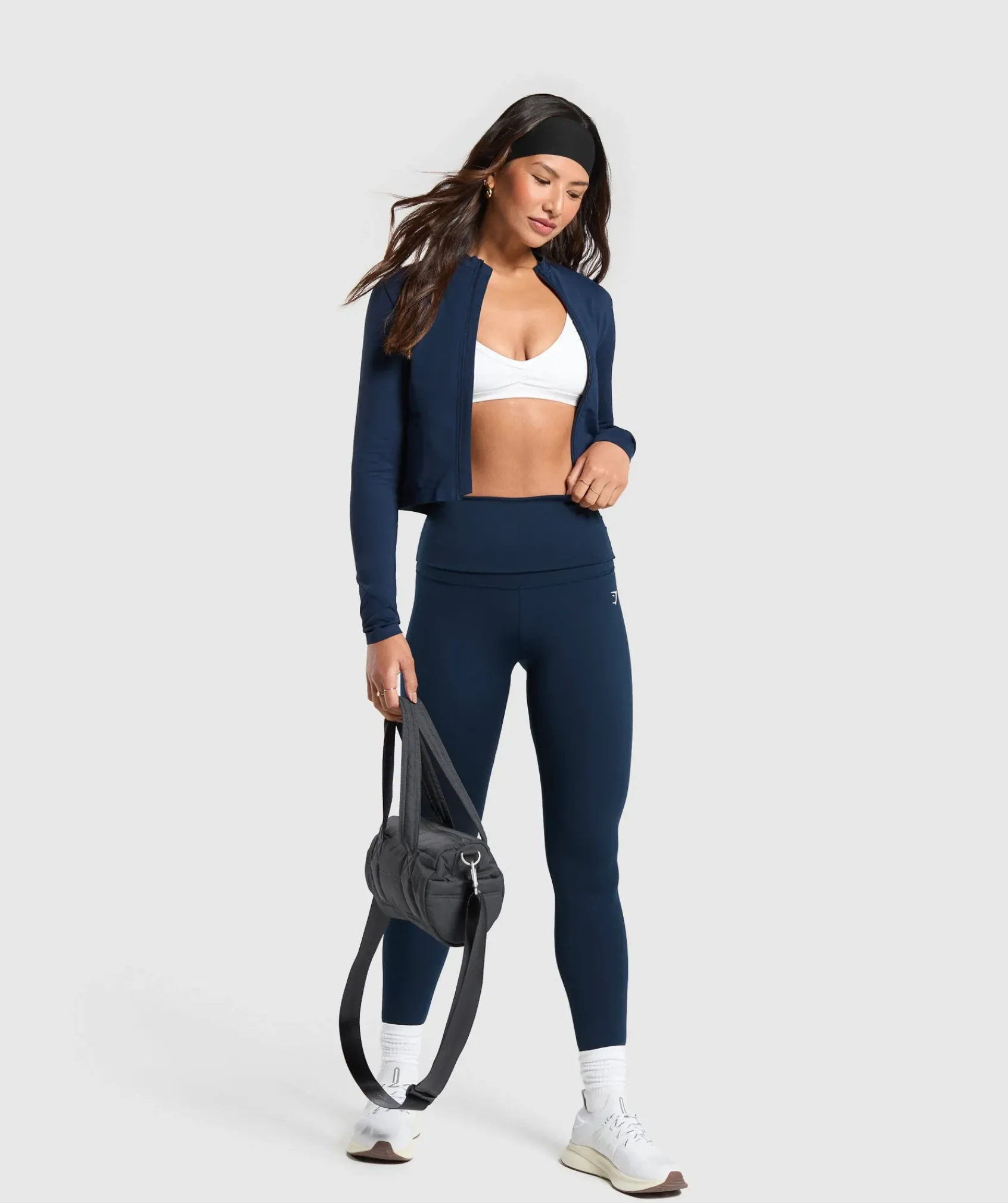 DAMES Gymshark Bedekkende Sportkleding|Sportjacks*Everyday Seamless Zip Tracktop