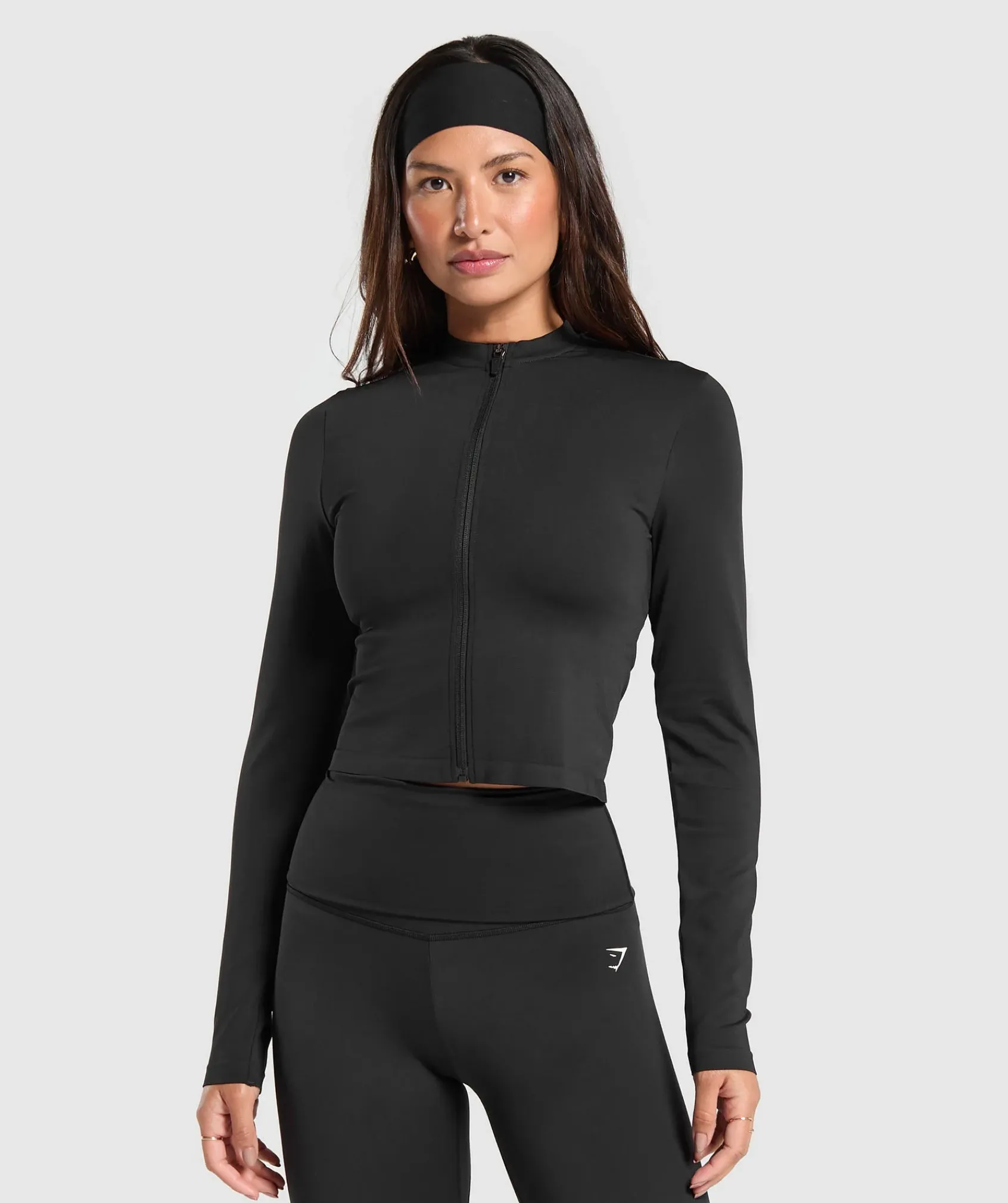 DAMES Gymshark Bedekkende Sportkleding|Sportjacks*Everyday Seamless Zip Tracktop