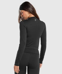 DAMES Gymshark Bedekkende Sportkleding|Sportjacks*Everyday Seamless Zip Tracktop