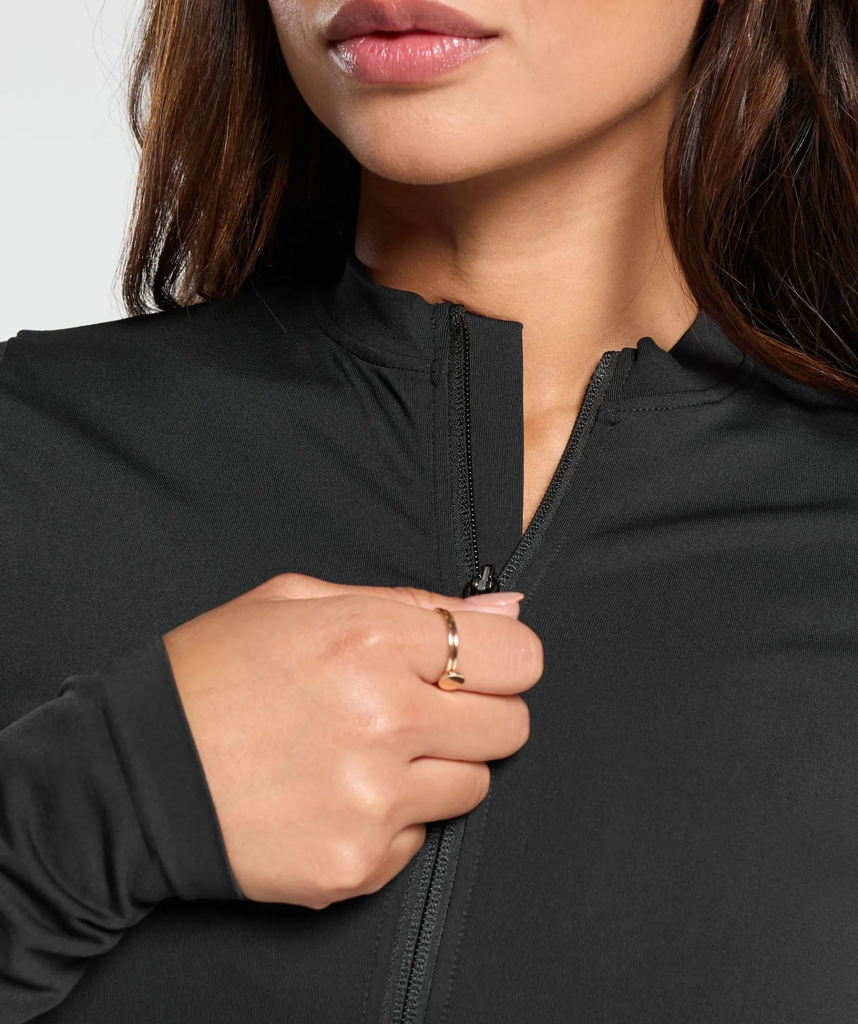 DAMES Gymshark Bedekkende Sportkleding|Sportjacks*Everyday Seamless Zip Tracktop
