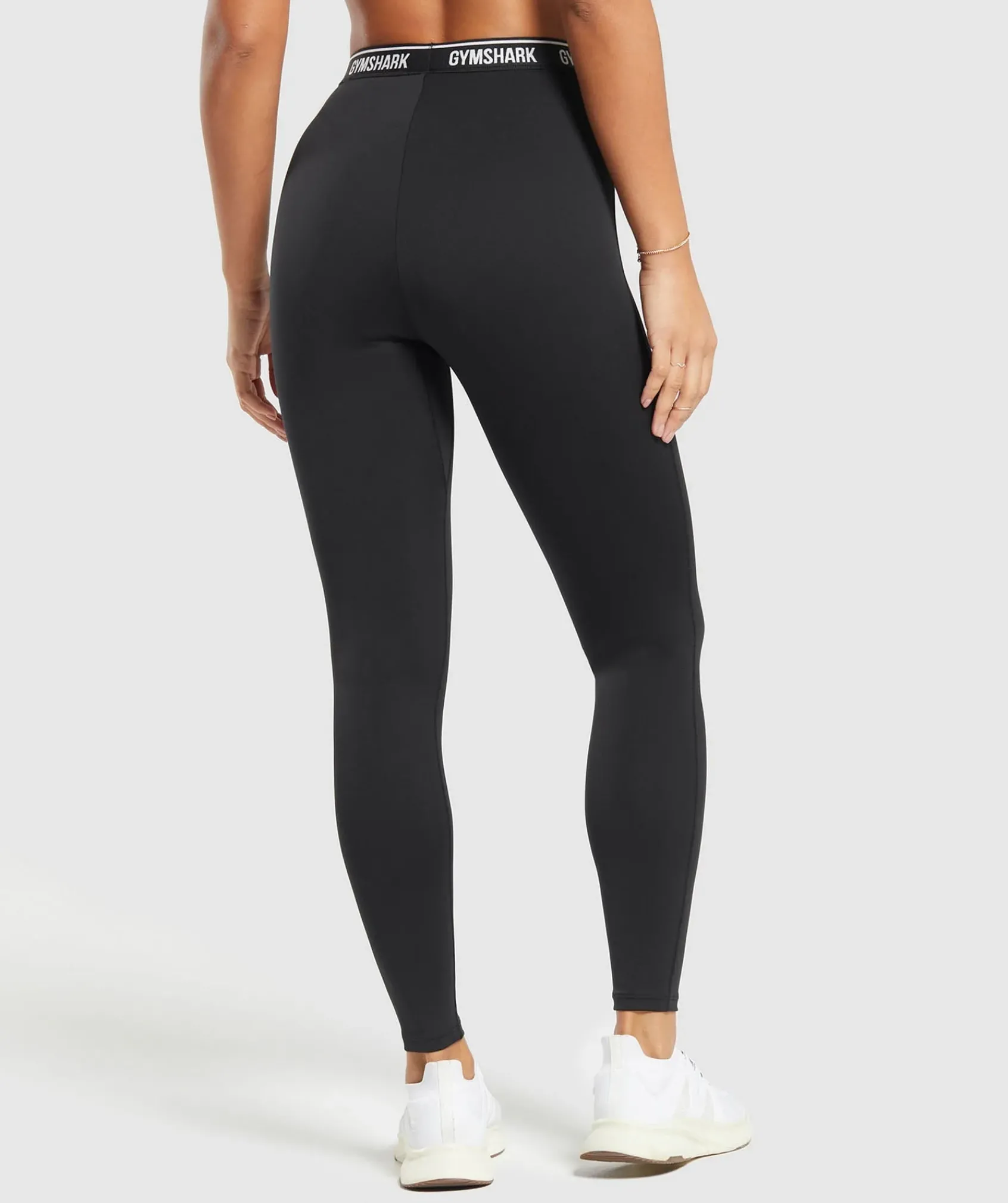 DAMES Gymshark Leggings|Zwarte Leggings*Everyday Waistband Leggings