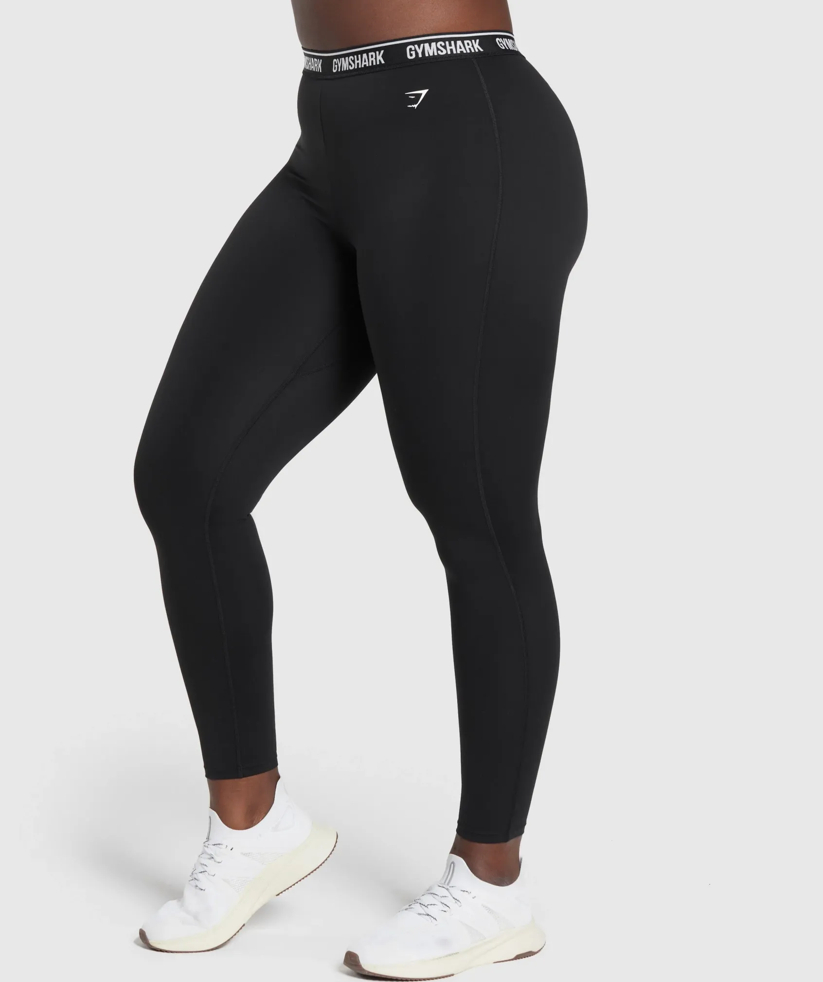 DAMES Gymshark Leggings|Zwarte Leggings*Everyday Waistband Leggings