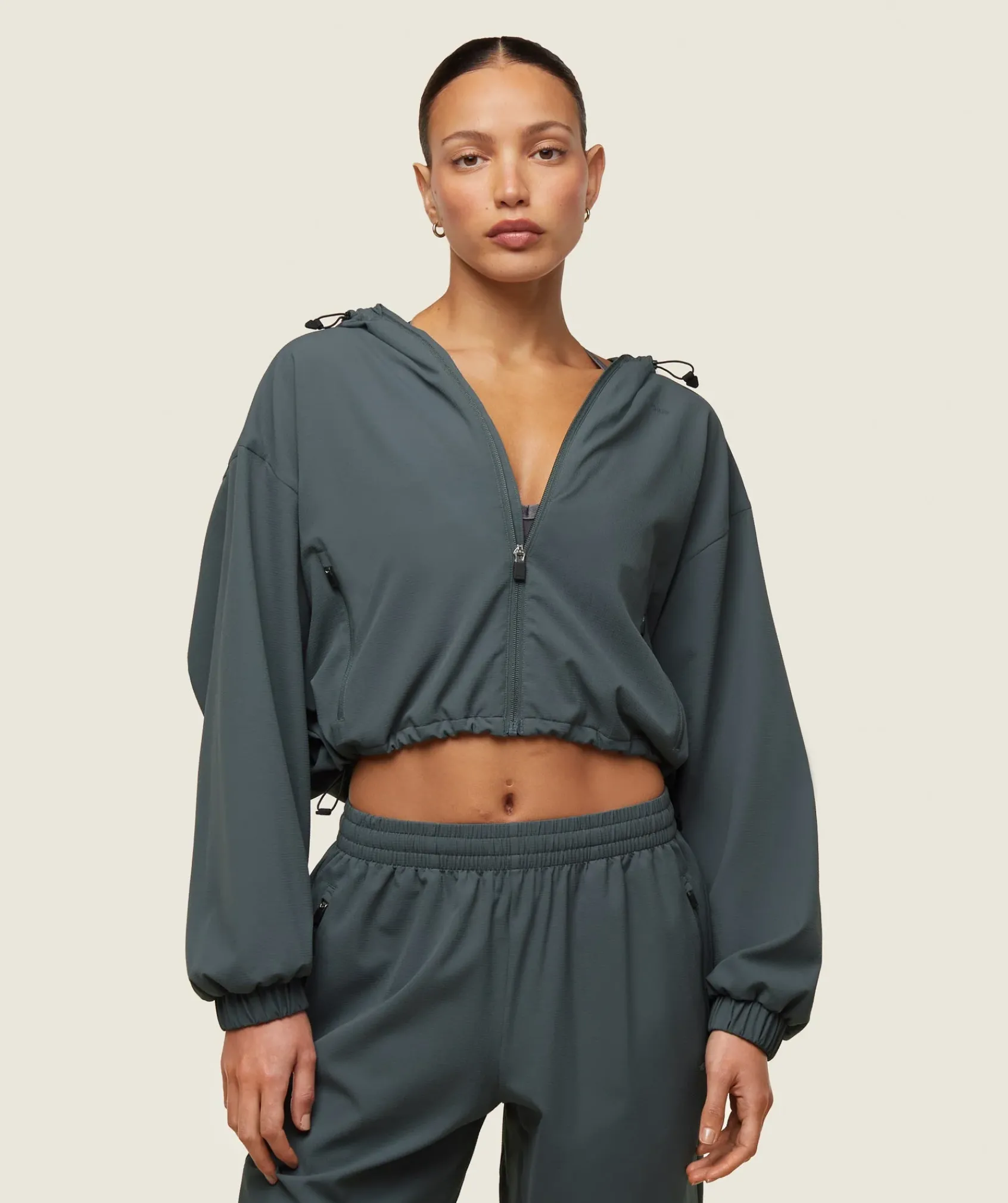 DAMES Gymshark Outerwear|Sportjacks*everywear Cropped Lightweight Jacket