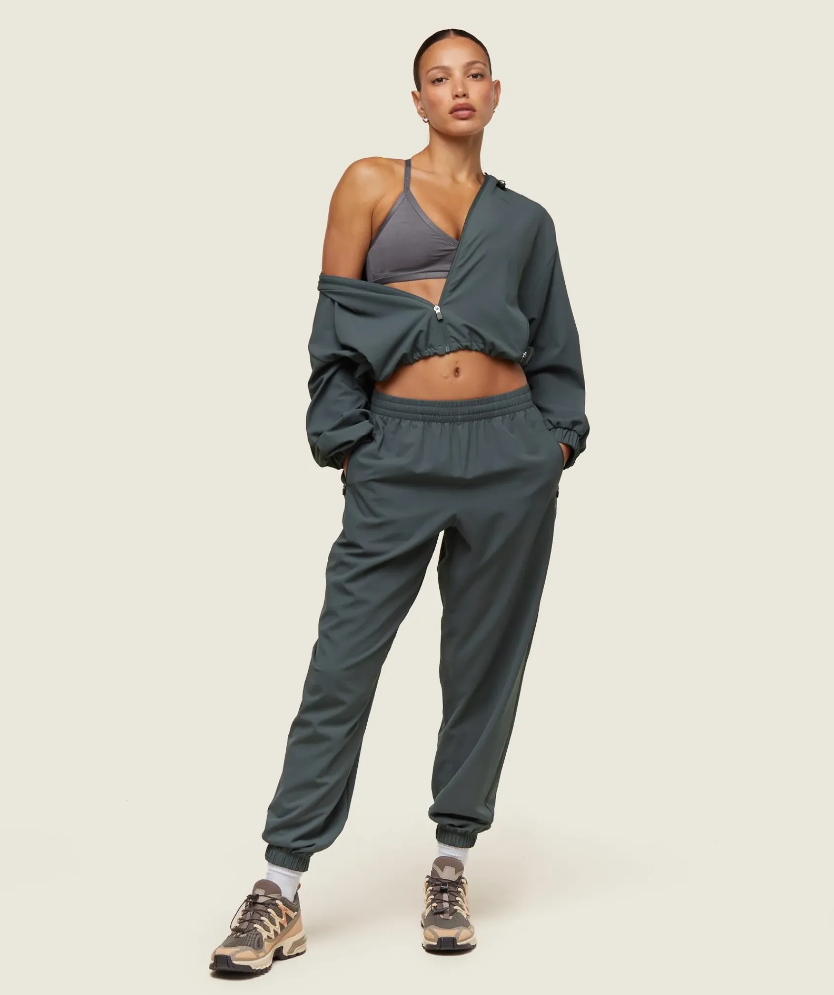 DAMES Gymshark Outerwear|Sportjacks*everywear Cropped Lightweight Jacket