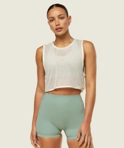 DAMES Gymshark Croptops|Tanktops*everywear Cropped Mesh Tank