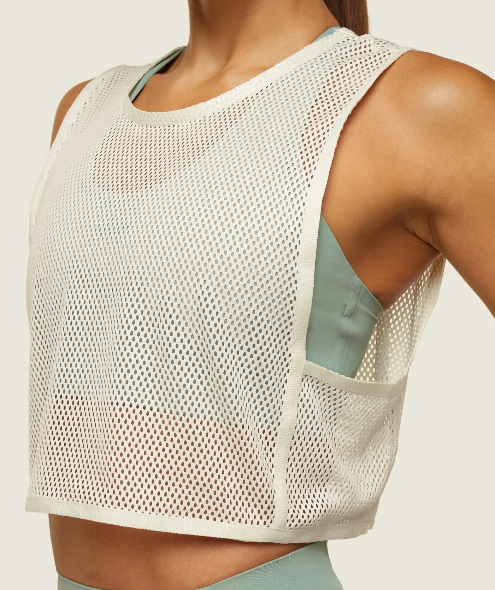 DAMES Gymshark Croptops|Tanktops*everywear Cropped Mesh Tank