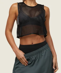 DAMES Gymshark Croptops|Tanktops*everywear Cropped Mesh Tank