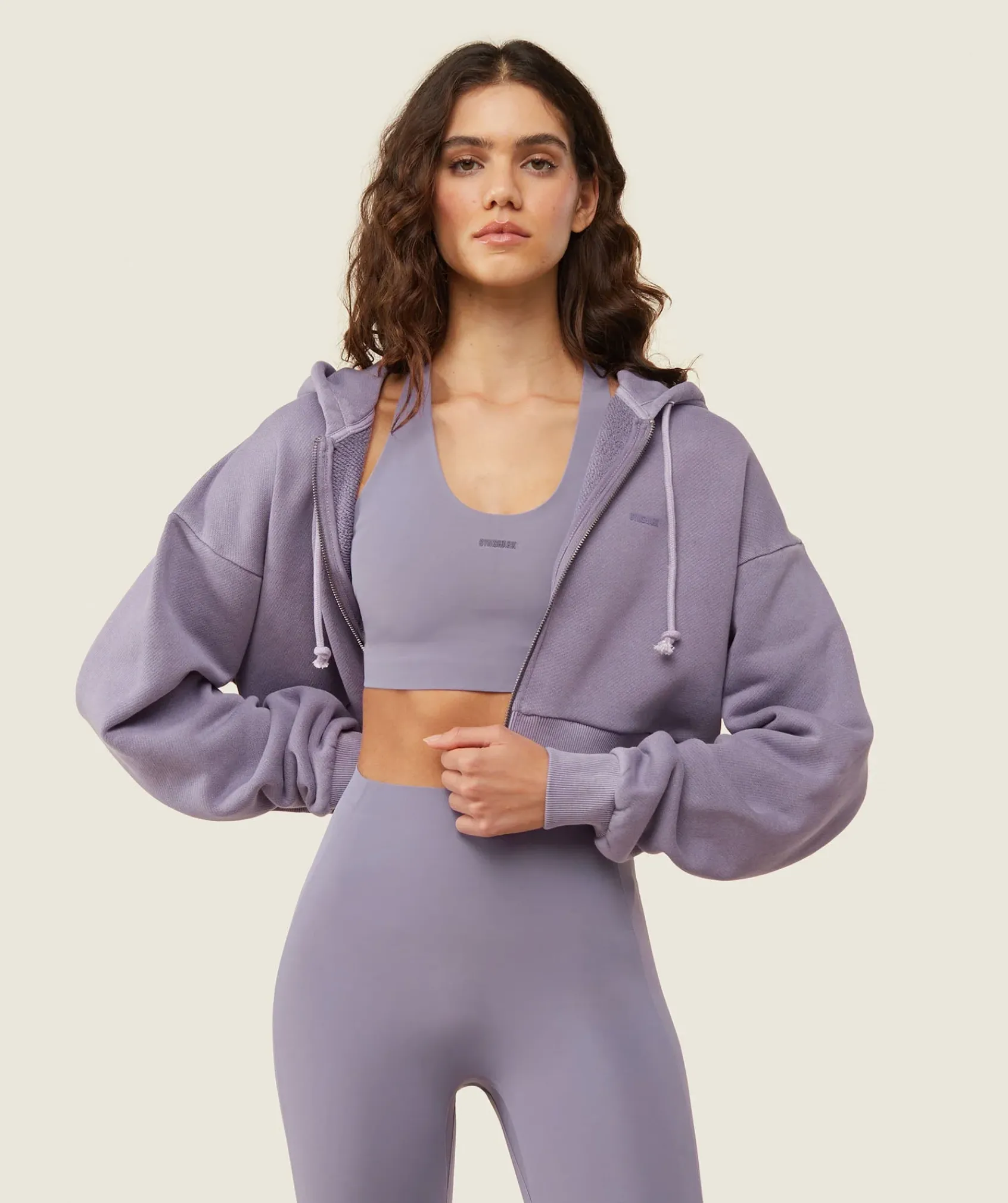 DAMES Gymshark Hoodies & Truien*everywear Cropped Zip Hoodie