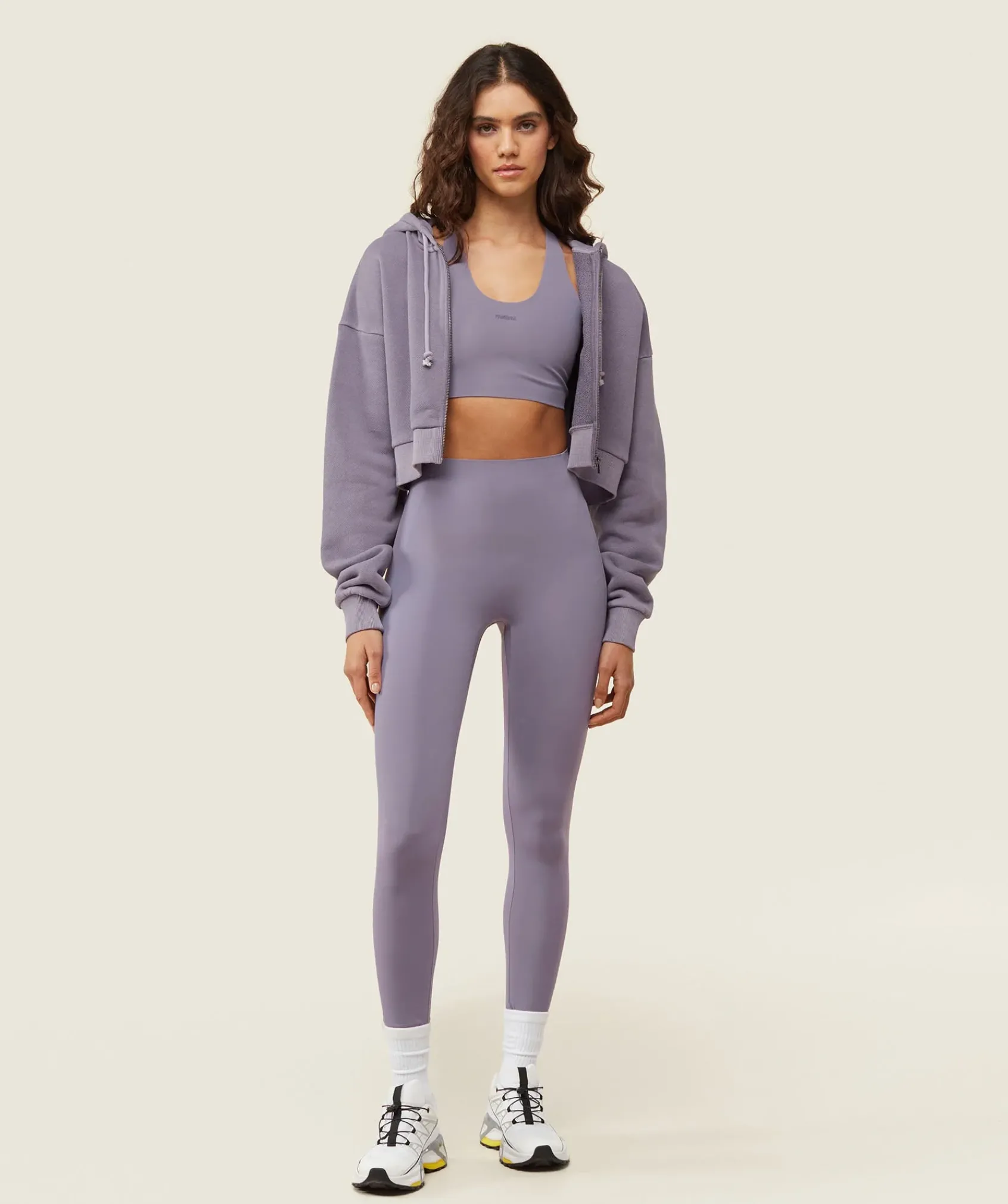 DAMES Gymshark Hoodies & Truien*everywear Cropped Zip Hoodie