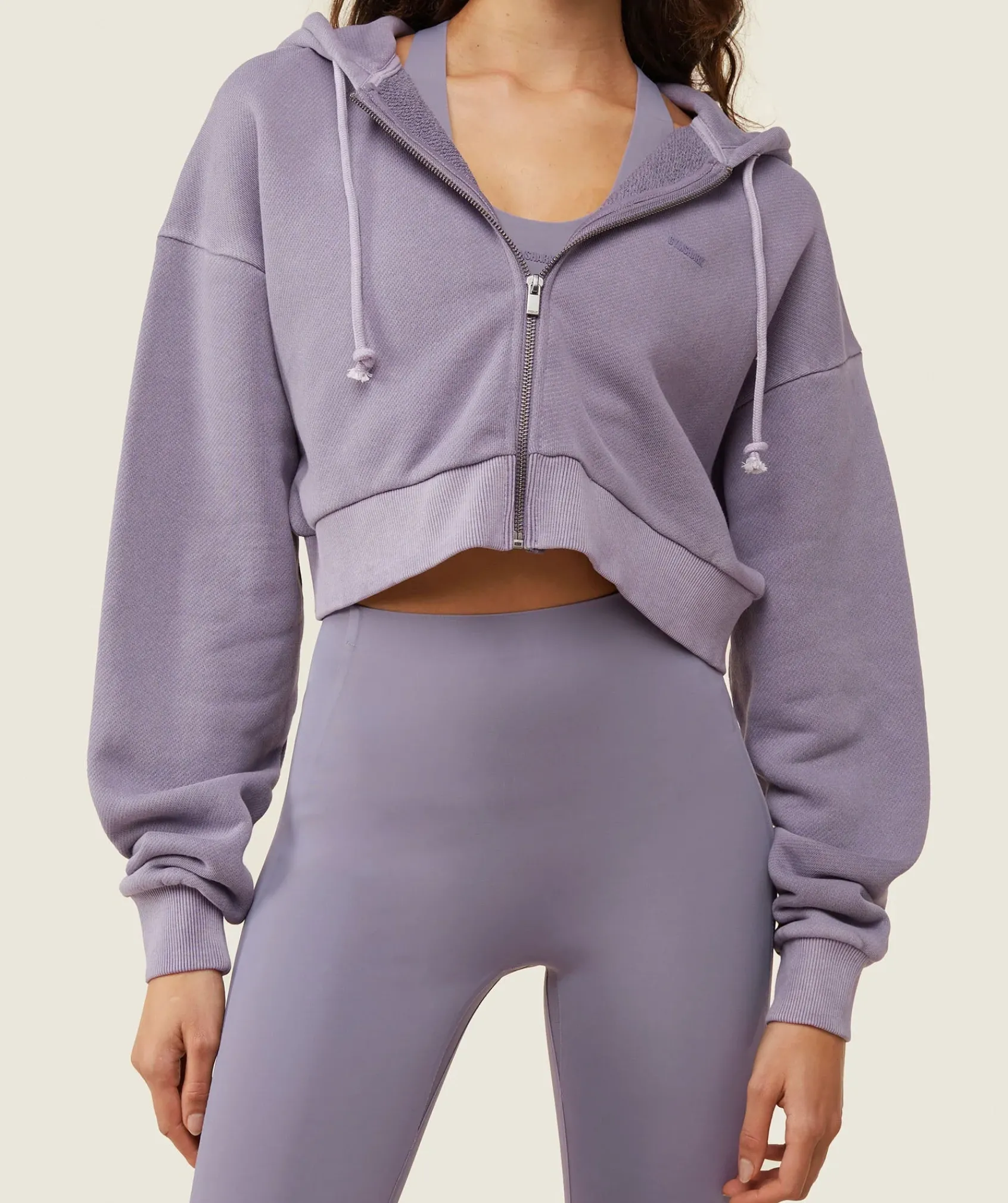 DAMES Gymshark Hoodies & Truien*everywear Cropped Zip Hoodie