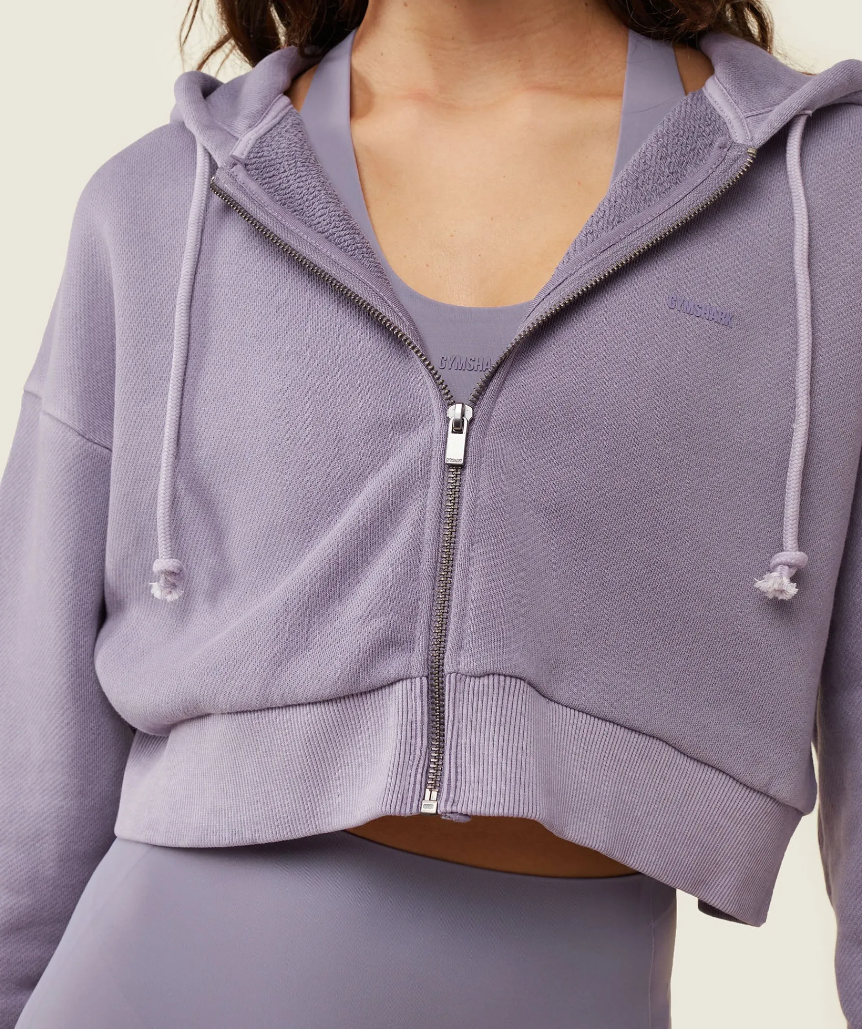 DAMES Gymshark Hoodies & Truien*everywear Cropped Zip Hoodie