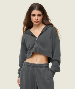 DAMES Gymshark Hoodies & Truien*everywear Cropped Zip Hoodie